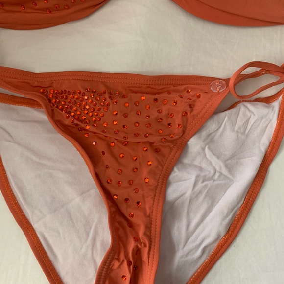 French connection Bikini orange with rhinestone 👙 - Picture 3 of 9